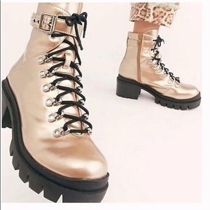 NWOT/B Jeffrey Campbell Czech Lace-up Boots